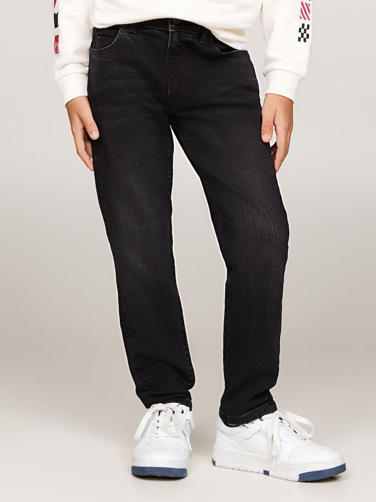 Tommy Hilfiger Black Modern Straight Jeans - Image 1 of 5