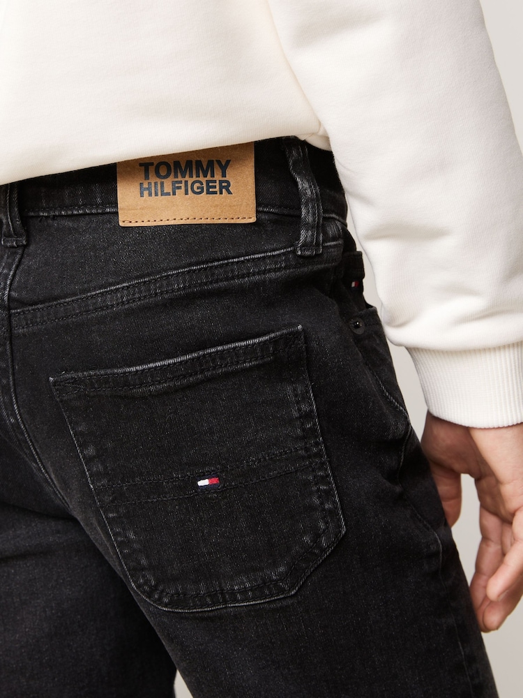 Tommy Hilfiger Black Modern Straight Jeans - Image 3 of 5