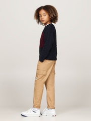Tommy Hilfiger Colourblock Blue Sweater - Image 2 of 5