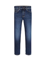 Albastru - Blugi drepți moderni Tommy Hilfiger - Imaginea 5 din 5