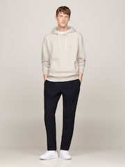 Tommy Hilfiger Essential Fleece White Hoodie - Image 2 of 6