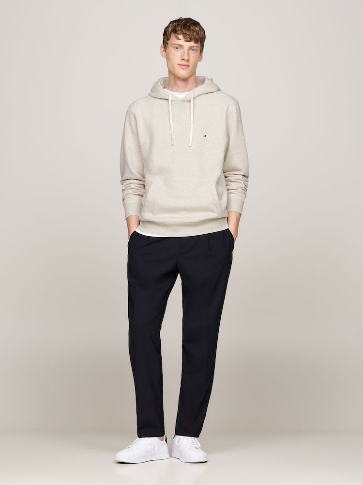 Tommy Hilfiger Essential Fleece White Hoodie - Image 2 of 6
