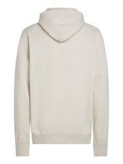 Tommy Hilfiger Essential Fleece White Hoodie - Image 6 of 6