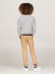 Tommy Hilfiger Blue Tommy Hilfiger Blue Regular Fit Monotype Sweater - Image 2 of 5