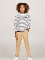 Tommy Hilfiger Blue Tommy Hilfiger Blue Regular Fit Monotype Sweater - Image 3 of 5