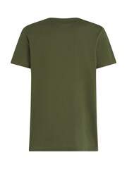 Tommy Hilfiger Green 100% Cotton T-Shirt - Image 5 of 6
