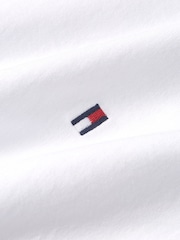 Белый - Футболка Tommy Hilfiger Regular Fit Essential Solid 100% хлопка - Image 6 of 6