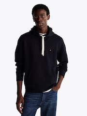 Tommy Hilfiger Blue Essential Fleece Hoodie - Image 3 of 6