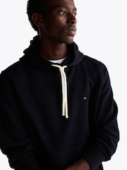 Tommy Hilfiger Blue Essential Fleece Hoodie - Image 4 of 6