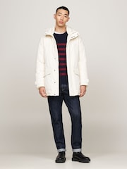Tommy Hilfiger White Rockie Down Parka - Image 2 of 5