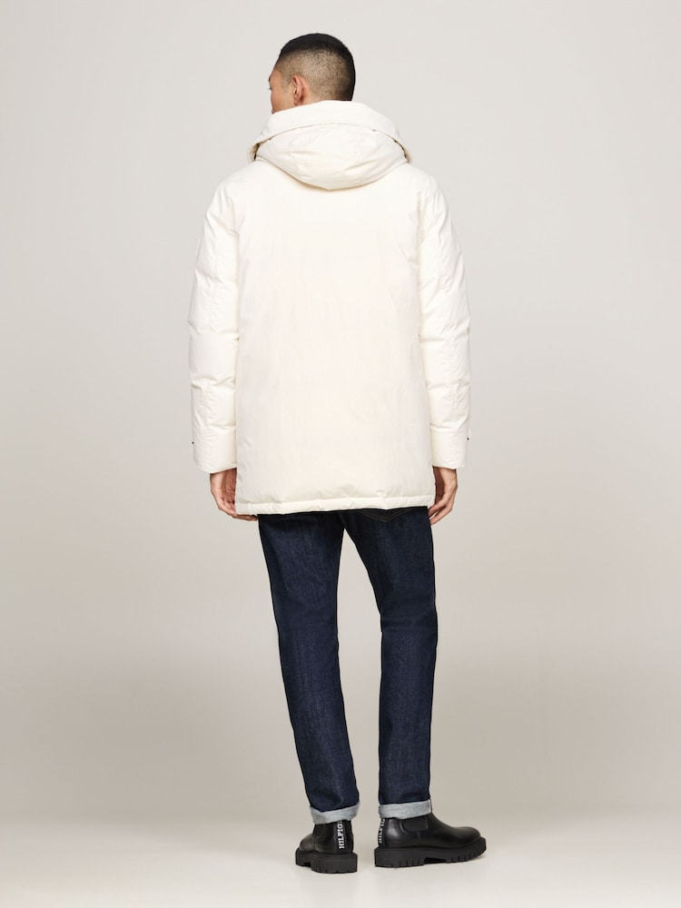 Tommy Hilfiger White Rockie Down Parka - Image 3 of 5
