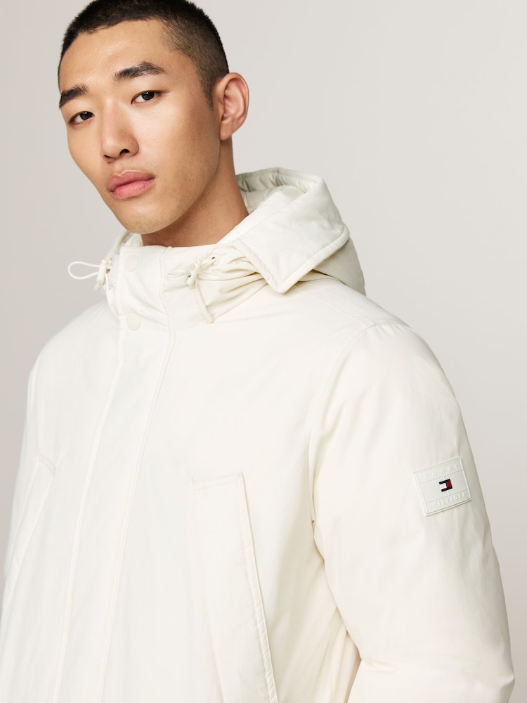 Tommy Hilfiger White Rockie Down Parka - Image 4 of 5