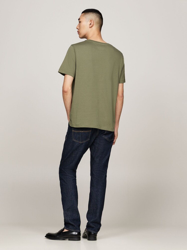 Tommy Hilfiger Green 100% Cotton Seasonal Regular Fit T-Shirt - Image 4 of 5