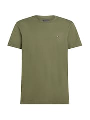 Tommy Hilfiger Green 100% Cotton Seasonal Regular Fit T-Shirt - Image 5 of 5