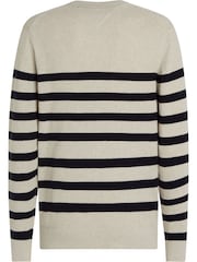 Tommy Hilfiger Natural Structure Crew Neck Sweater - Image 2 of 3