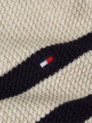 Tommy Hilfiger Natural Structure Crew Neck Sweater - Image 3 of 3
