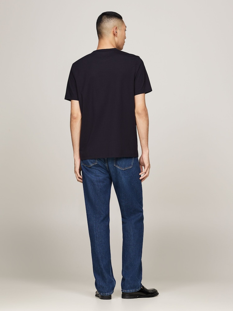 Tommy Hilfiger Blue Tommy Hilfiger Technical T-Shirt - Image 2 of 5 Tommy Hilfiger Blue Tommy Hilfiger Technical T-Shirt - Image 2 of 5