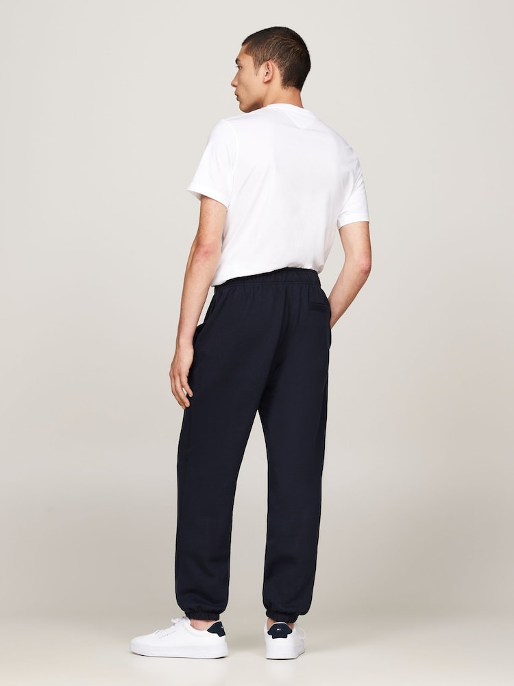 Tommy Hilfiger Blue Essential Fleece Sweatpants - Image 2 of 6 Tommy Hilfiger Blue Essential Fleece Sweatpants - Image 2 of 6