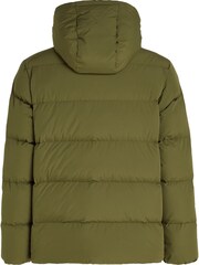 Tommy Hilfiger Green Down Hooded Puffer Jacket - Image 4 of 5
