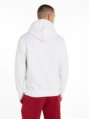 Tommy Hilfiger Essential Fleece White Hoodie - Image 2 of 6