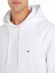 Tommy Hilfiger Essential Fleece White Hoodie - Image 3 of 6