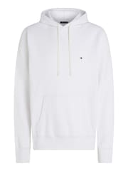 Tommy Hilfiger Essential Fleece White Hoodie - Image 4 of 6