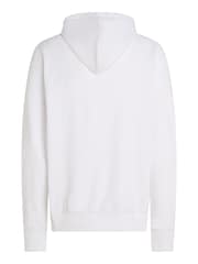 Tommy Hilfiger Essential Fleece White Hoodie - Image 5 of 6