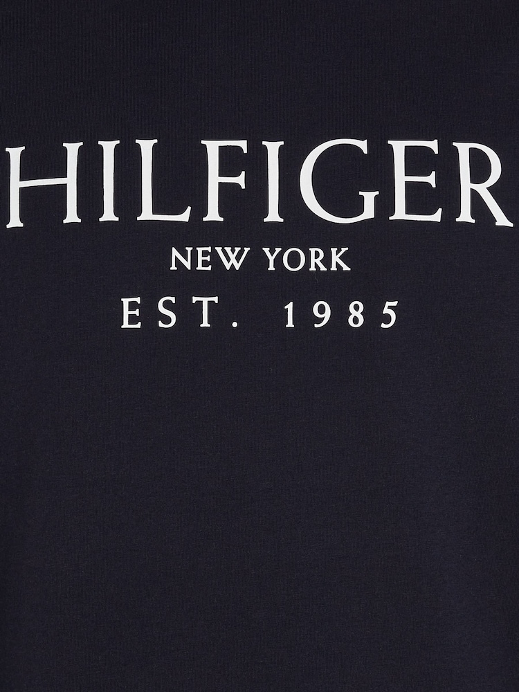 Tommy Hilfiger Blue 100% Cotton T-Shirt - Image 6 of 6