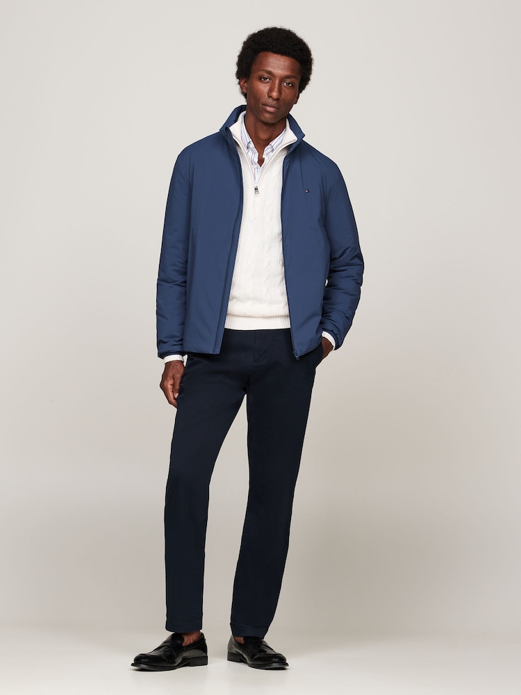 Tommy Hilfiger Blue Blue Lightweight Zip Up Sweatshirt - Image 2 of 5