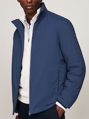 Tommy Hilfiger Blue Blue Lightweight Zip Up Sweatshirt - Image 3 of 5