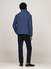 Tommy Hilfiger Blue Blue Lightweight Zip Up Sweatshirt - Image 4 of 5