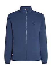 Tommy Hilfiger Blue Blue Lightweight Zip Up Sweatshirt - Image 5 of 5