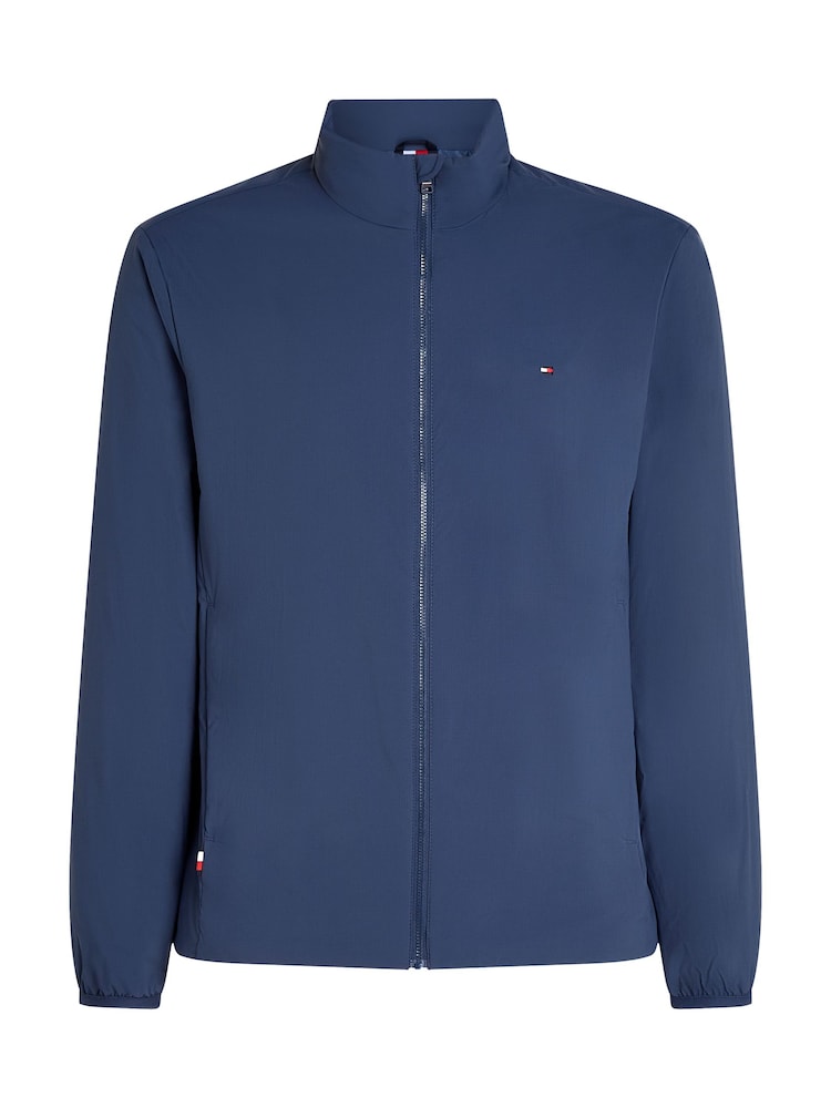 Tommy Hilfiger Blue Blue Lightweight Zip Up Sweatshirt - Image 5 of 5