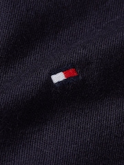 Tommy Hilfiger Blue Regular Fit Flex Brushed Solid Shirt - Image 7 of 7