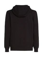 Tommy Hilfiger Black 100% Cotton Essential Terry Zip Sweatshirt - Image 5 of 6