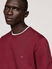 Tommy Hilfiger Red Essential Intechno Crew Neck Sweatshirt - Image 3 of 5