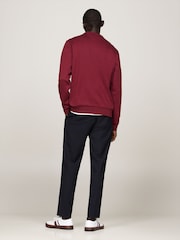 Tommy Hilfiger Red Essential Intechno Crew Neck Sweatshirt - Image 4 of 5