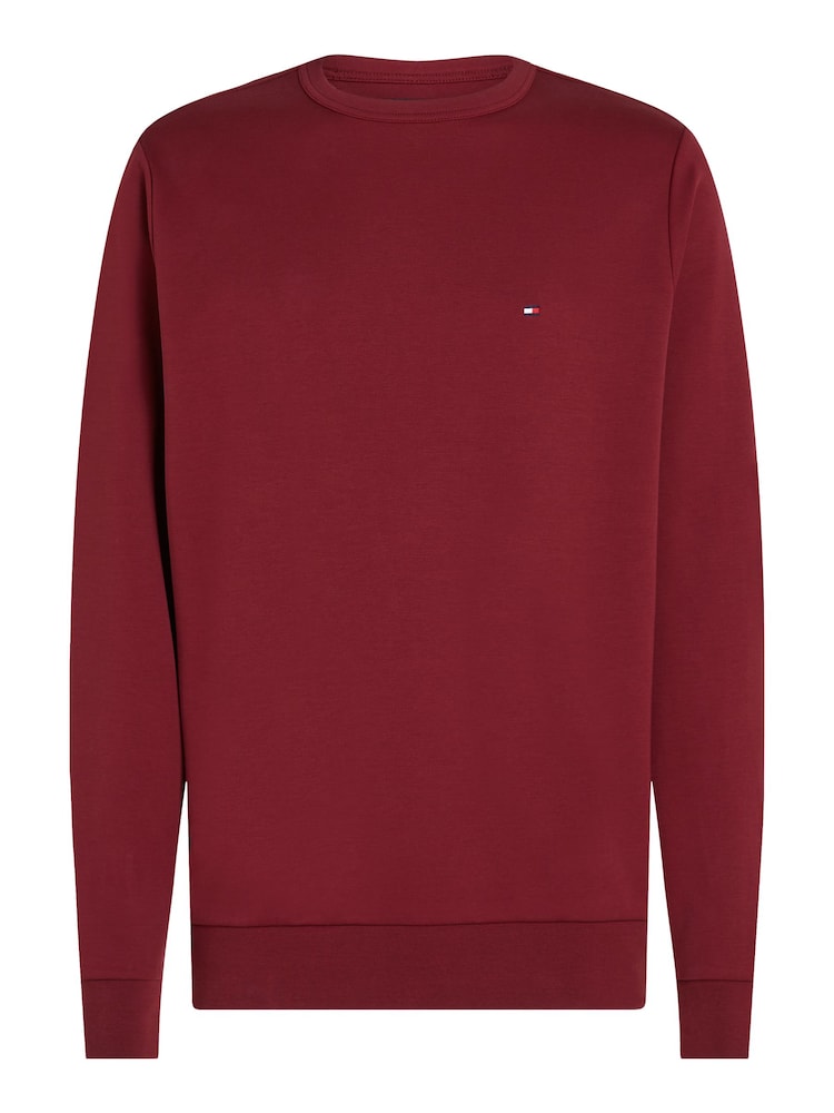 Tommy Hilfiger Red Essential Intechno Crew Neck Sweatshirt - Image 5 of 5