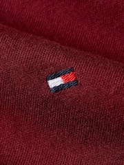 Tommy Hilfiger Red Regular Fit Flex Brushed Solid Shirt - Image 7 of 7