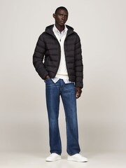 Tommy Hilfiger Mid Weight Hooded Black Jacket - Image 2 of 5