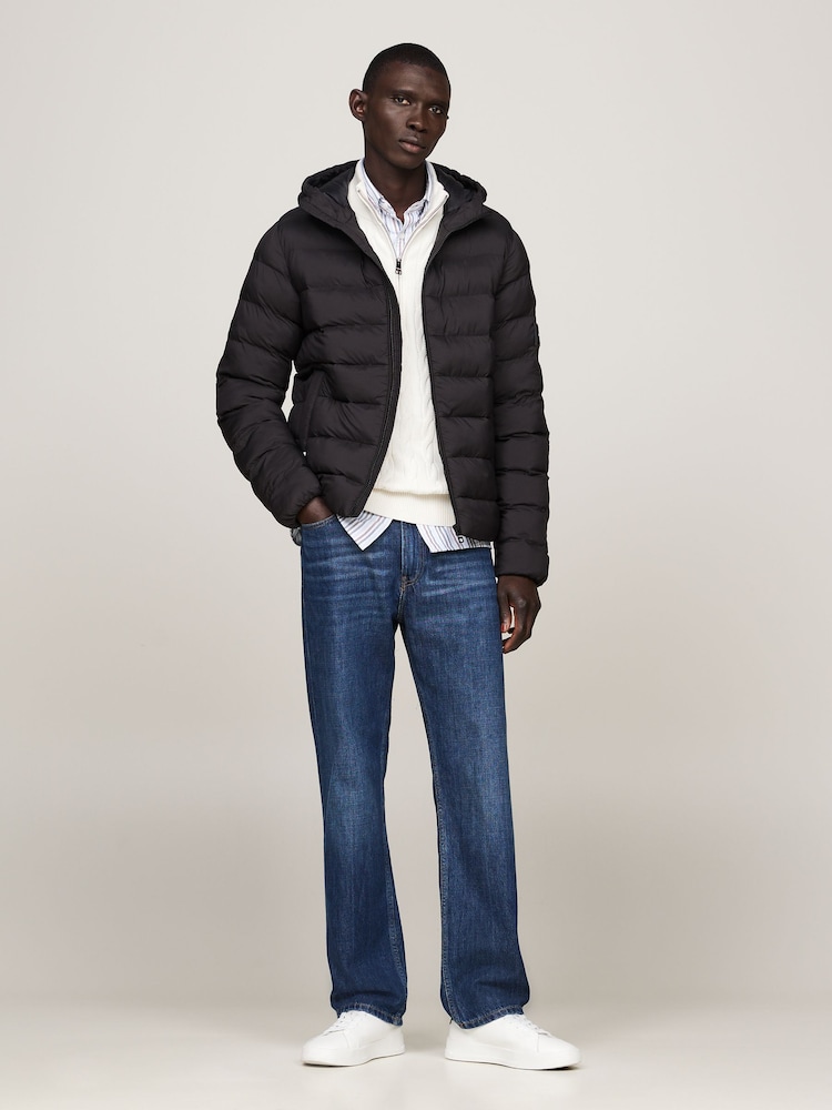 Tommy Hilfiger Mid Weight Hooded Black Jacket - Image 2 of 5