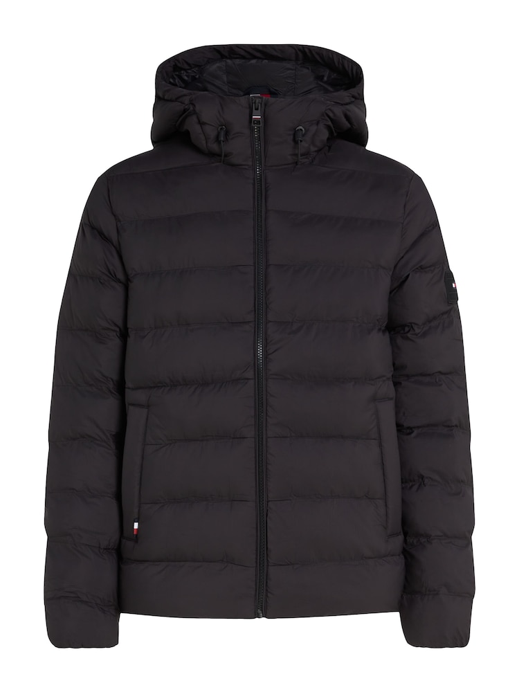 Tommy Hilfiger Mid Weight Hooded Black Jacket - Image 5 of 5