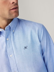 Light Blue Regular Fit Long Sleeve Oxford Shirt - Image 2 of 7