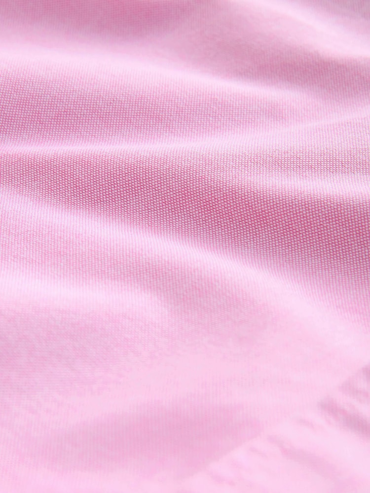 Pink Regular Fit Long Sleeve Oxford Shirt - Image 8 of 8