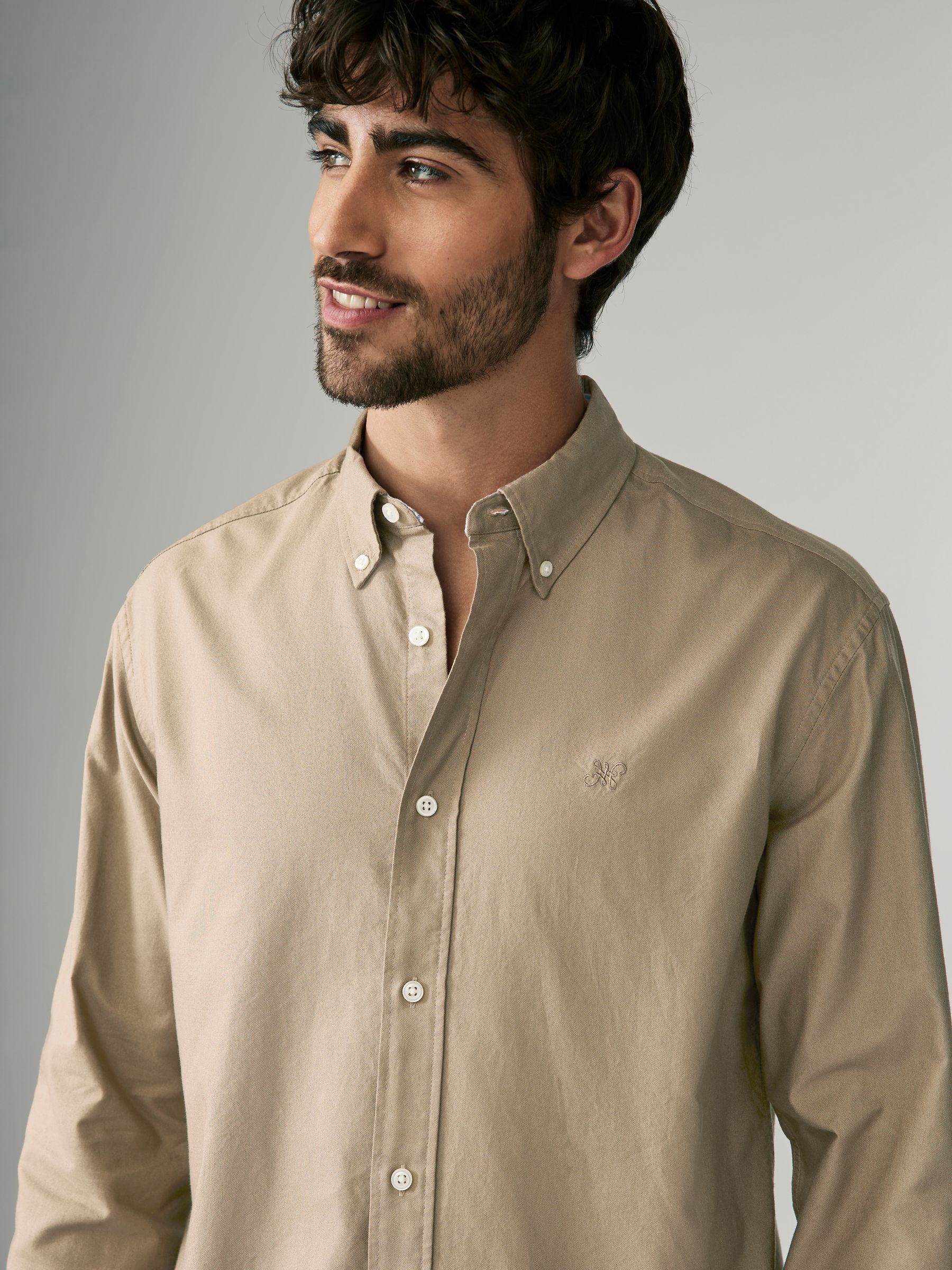 OPEN JACQUARD SHIRT - Beige | ZARA United States