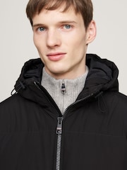 Tommy Hilfiger Quilted Down Black Parka - Image 4 of 5