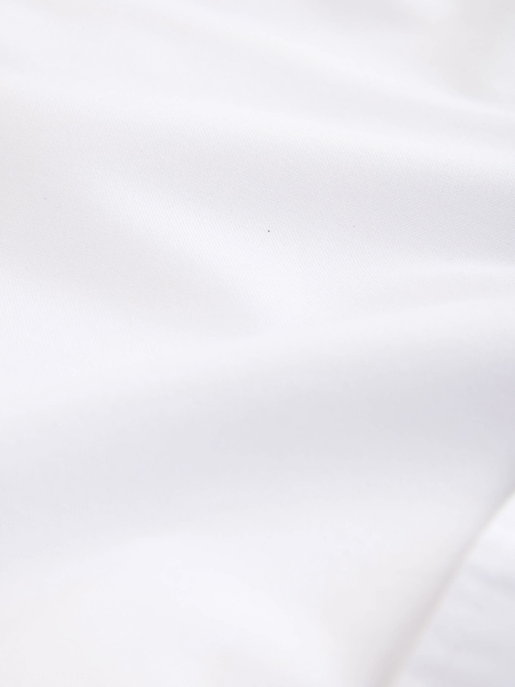 White Regular Fit Long Sleeve Oxford Shirt - Image 8 of 8