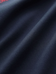 Navy Blue Regular Fit Long Sleeve Oxford Shirt - Image 7 of 8