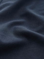 Navy Blue Slim Fit Long Sleeve Oxford Shirt - Image 9 of 10