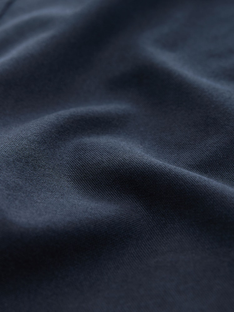 Donkerblauw - Slim Fit - Oxford-hemd met lange mouwen - Image 9 of 10